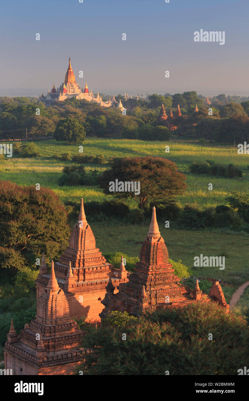 Myanmar (Birmanie), des temples de Bagan (Site du patrimoine mondial de l'UNESCO), Temple Ananda Banque D'Images