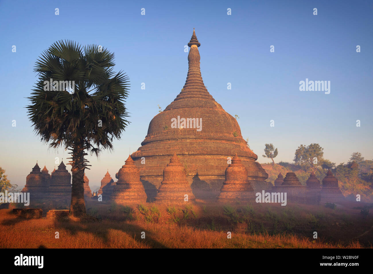 Myanmar (Birmanie), l'État de Rakhine, Mrauk U Site Archéologique Banque D'Images