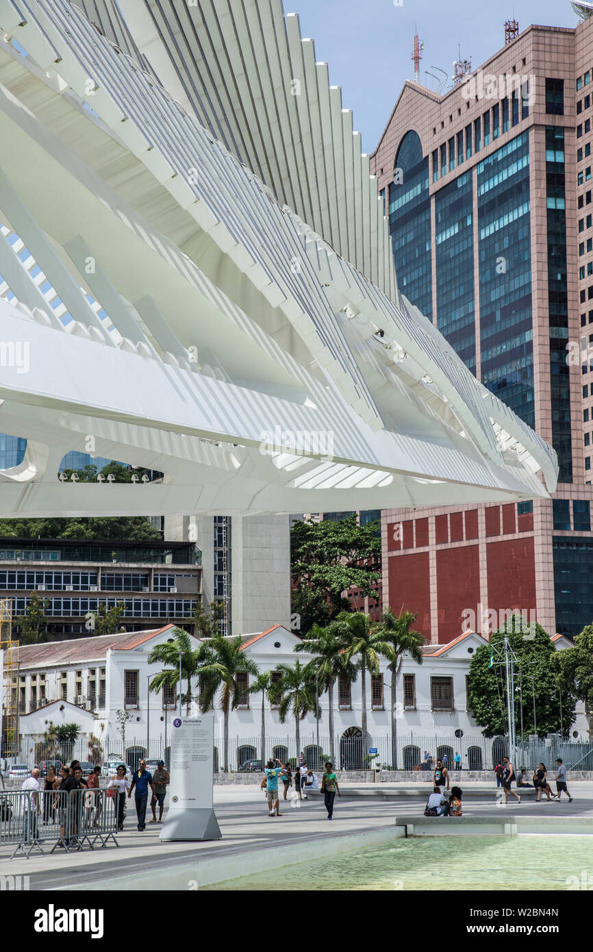 Museu do Amanha (Musée de demain) par Santiago Calatrava, Rio de Janeiro, Brésil Banque D'Images