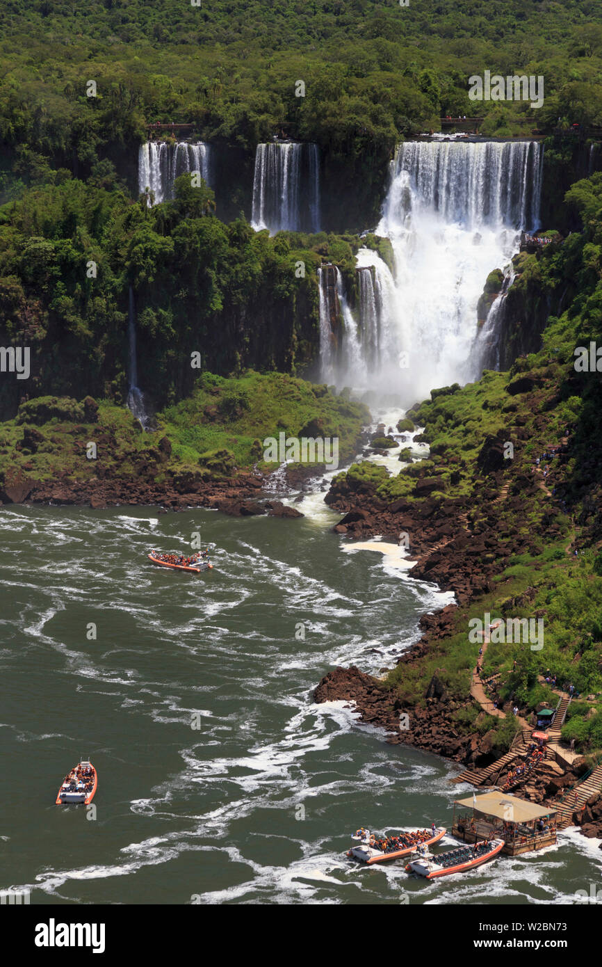 Le Brésil, l'État de Parana, Iguassu Falls National Park (Cataratas do Iguaçu) (UNESCO Site) Banque D'Images