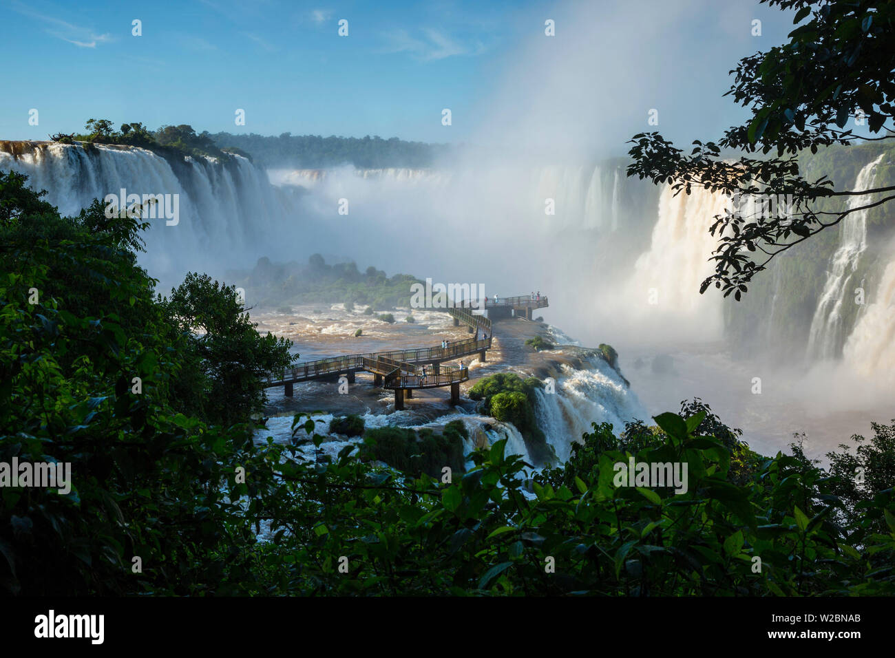 Iguacu Falls, État du Parana, Brésil Banque D'Images
