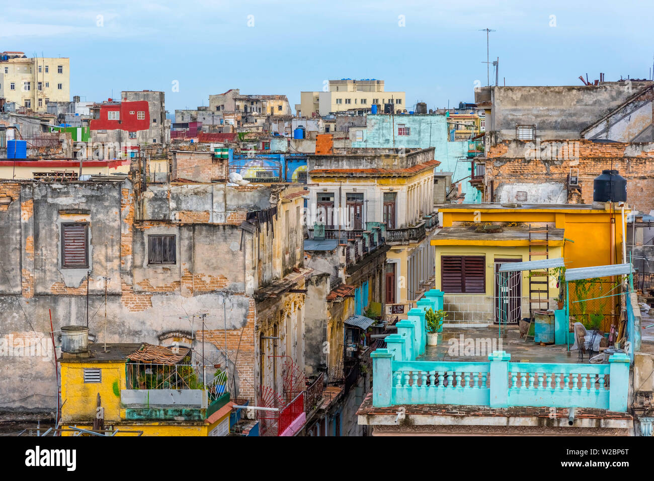 Cuba, La Havane, Centro Habana Banque D'Images