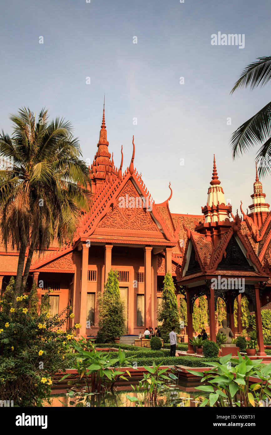 Cambodge, Phnom Penh, Musée National Banque D'Images
