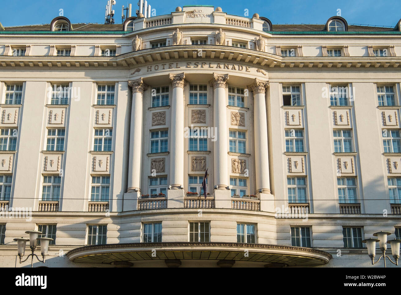 Hotel Esplanade, Zagreb, Croatie Banque D'Images