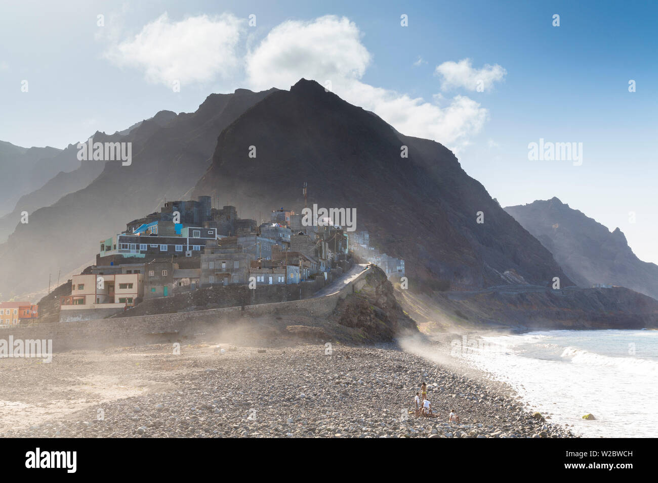 Grande Riberia, Santo Antao, Cap Vert Banque D'Images