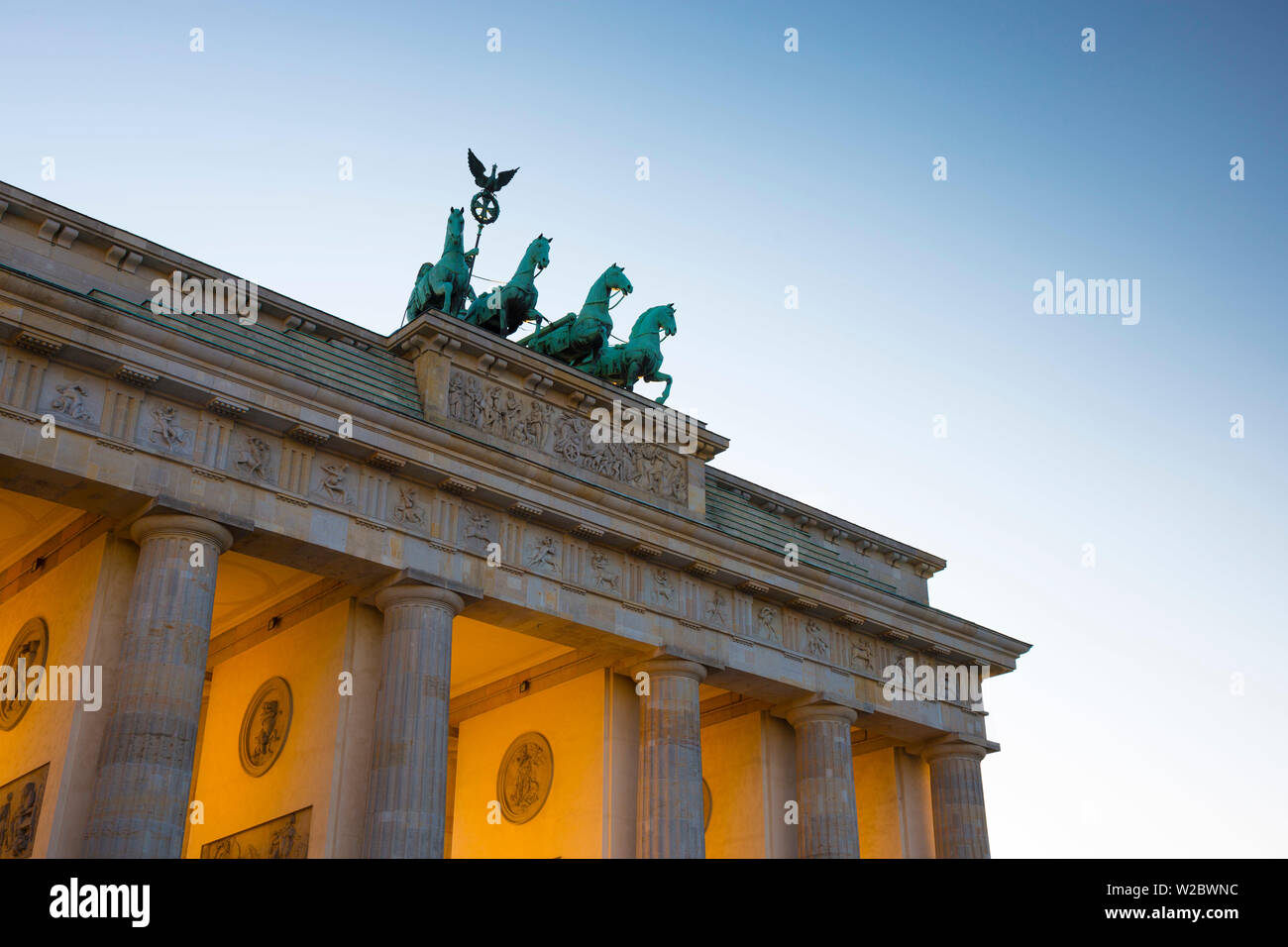 Porte de Brandebourg, Berlin, Allemagne Banque D'Images