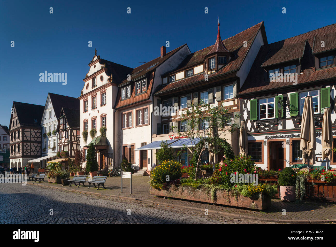 Allemagne, Baden-wurttemberg, Forêt Noire, Gengenbach, les bâtiments de la ville Banque D'Images