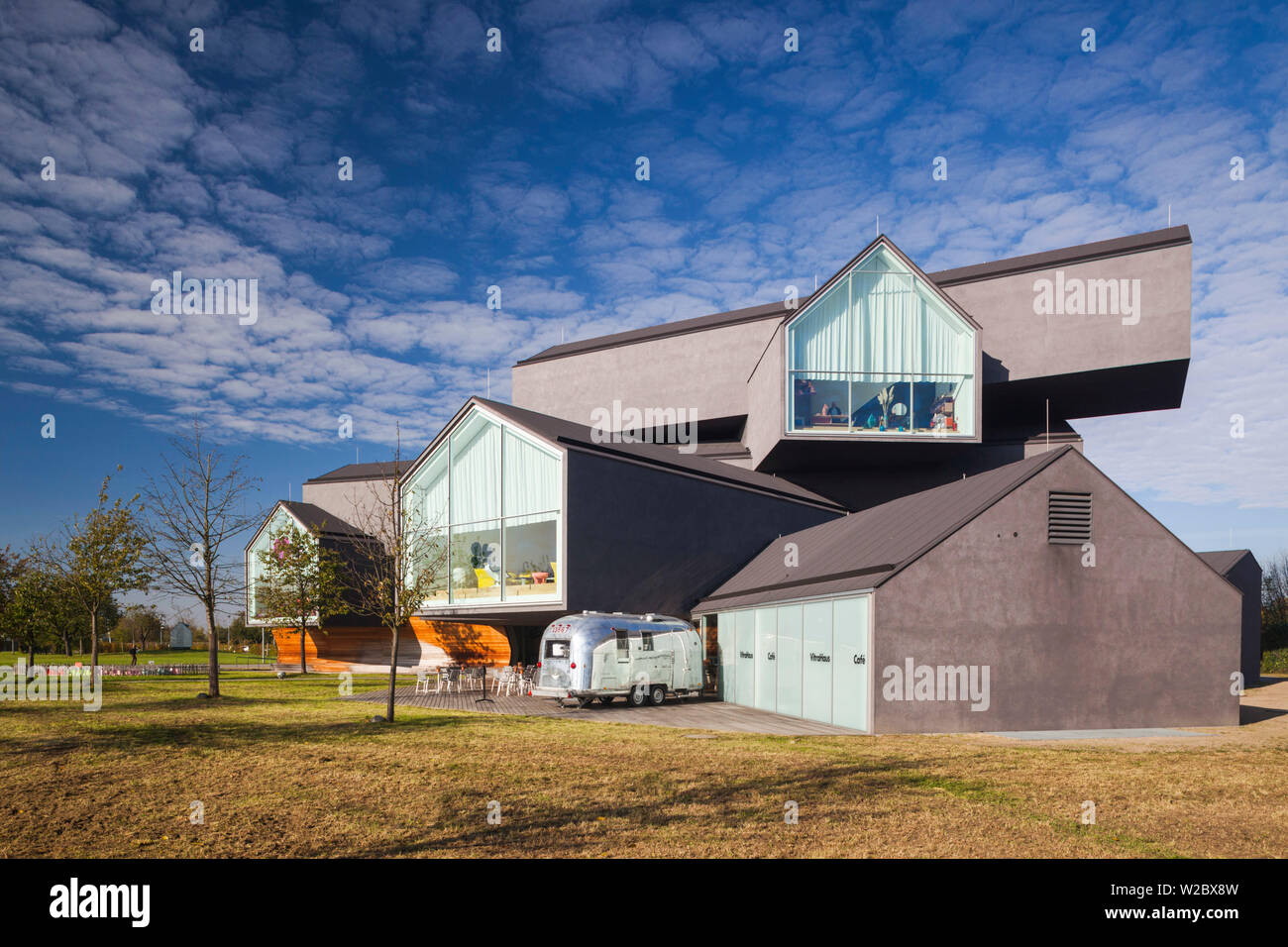Allemagne, Baden-wurttemberg, Weil am Rhein, Vitra Design Architectural, Campus Vitra Haus, conçu par Herzog et de Meuron, 2010 Banque D'Images