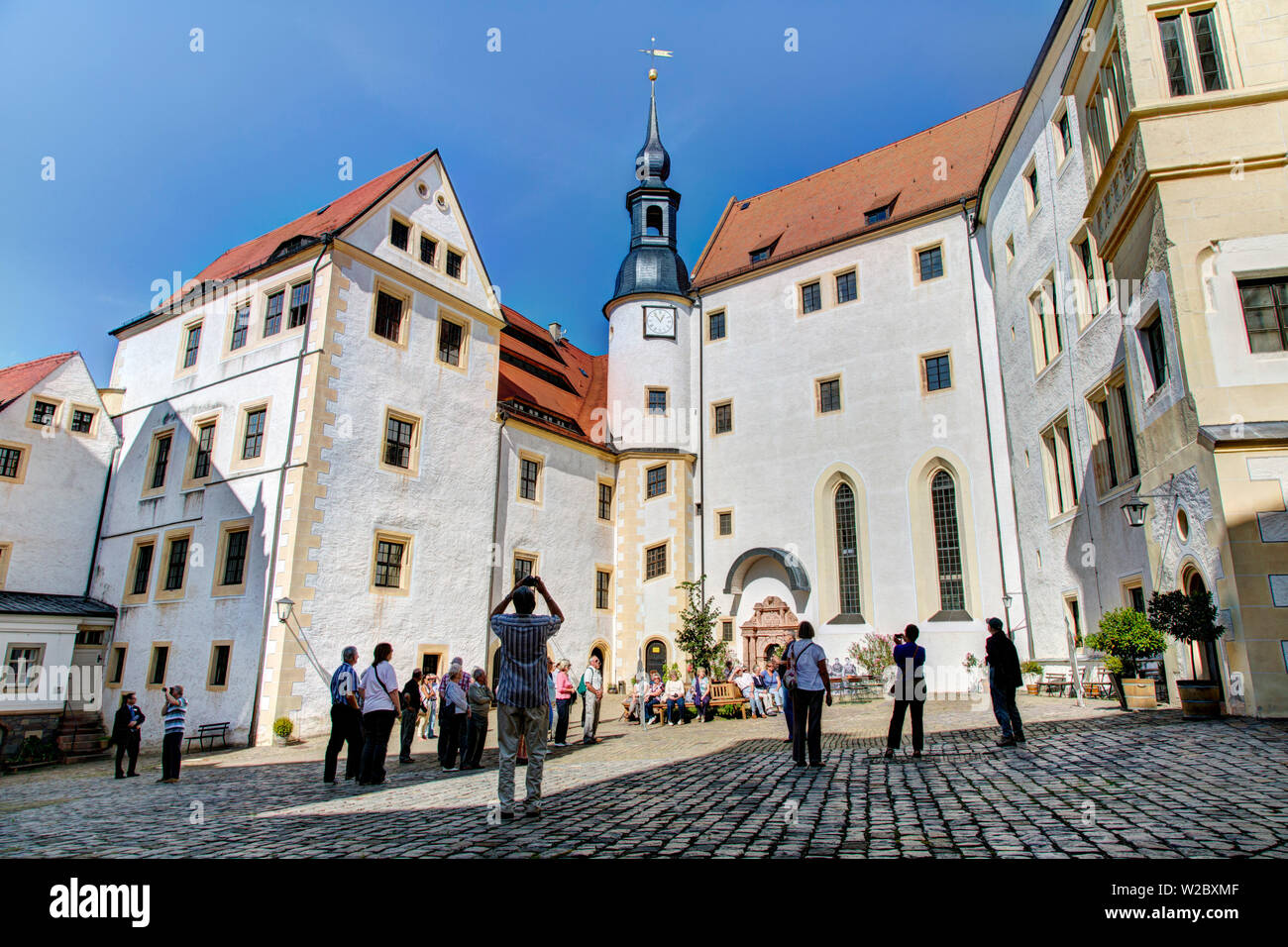 Le Château de Colditz, Colditz, Saxe, Allemagne Banque D'Images