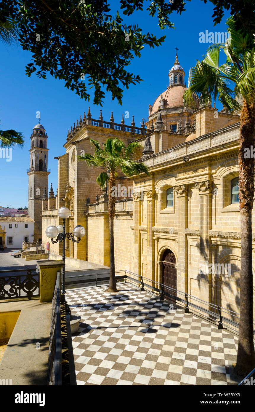 Espagne, Andalousie, province de Cadix, Jerez de la Frontera, Cathédrale de San Salvador, Catedral de San Salvador Banque D'Images