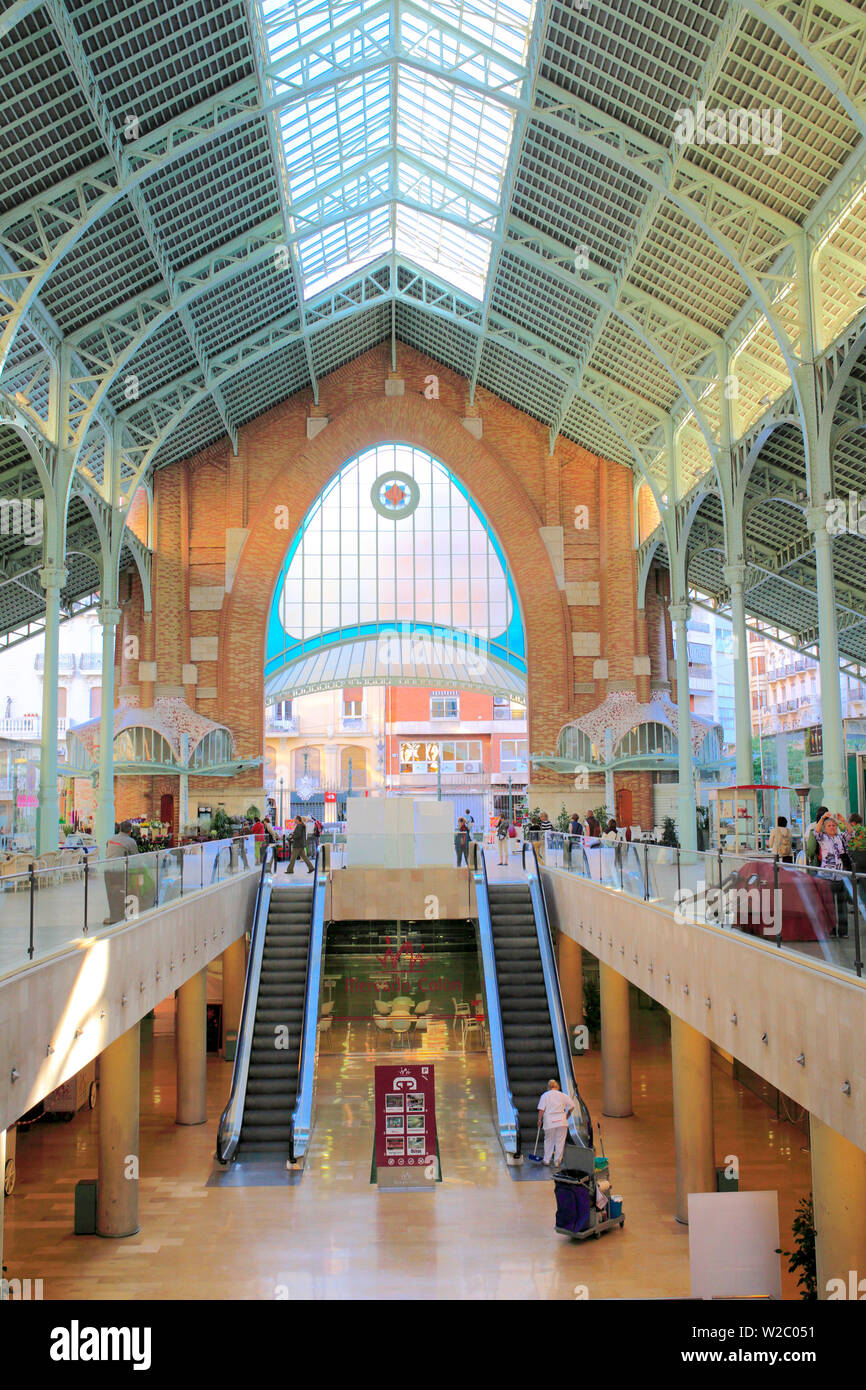 Columbus (marché Mercat de Colom), Valence, Communauté Valencienne, Espagne Banque D'Images