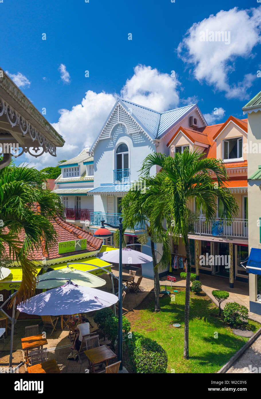 Caraïbes, Martinique, Pointe du Bout, Village Créole Banque D'Images