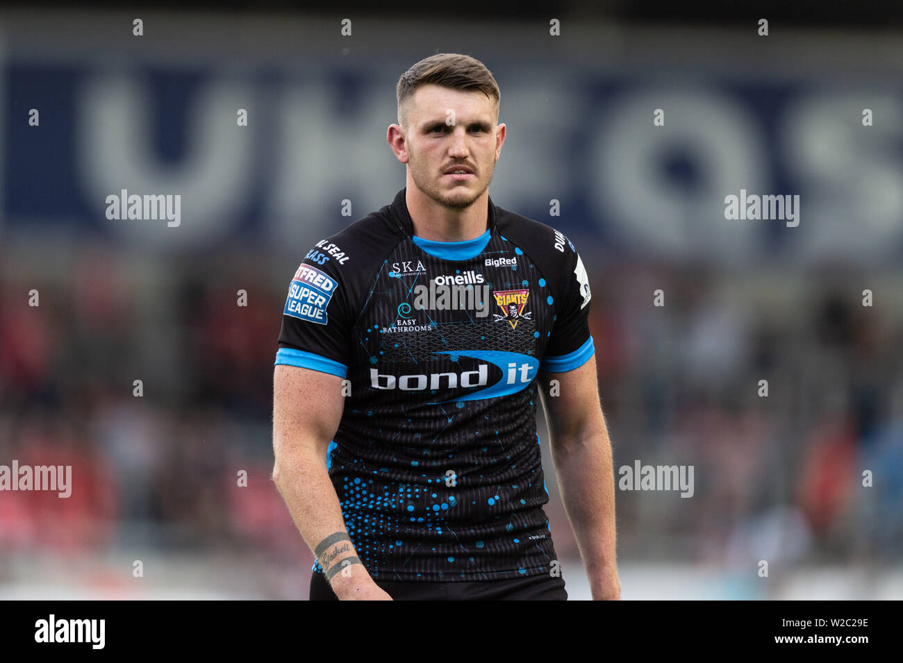 4 JUILLET 2019 , Stade AJ Bell, Salford, Angleterre ; Betfred Super League, Round 21, Salford Red Devils vs Huddersfield Giants ; Lee Gaskell de Huddersfield Giants Crédit : Richard Long/News Images Banque D'Images