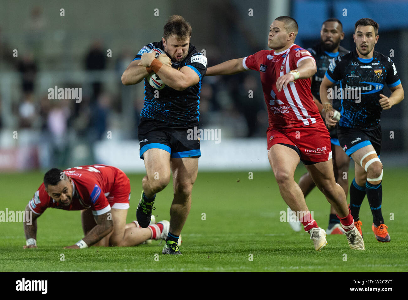 4 JUILLET 2019 , Stade AJ Bell, Salford, Angleterre ; Betfred Super League, Round 21, Salford Red Devils vs Huddersfield Giants ; Paul Clough de Huddersfield Giants Crédit : Richard Long/News Images Banque D'Images