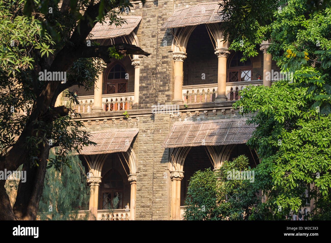 L'Inde, Maharashtra, Mumbai, Fort salon ovale, Maiden et Haute Cour de Bombay Banque D'Images