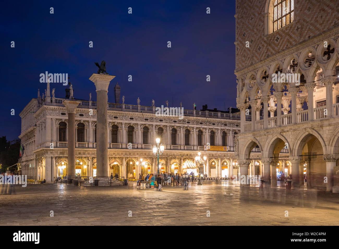 La Place Saint-Marc (Piazza San Marco) Venise, Italie Banque D'Images