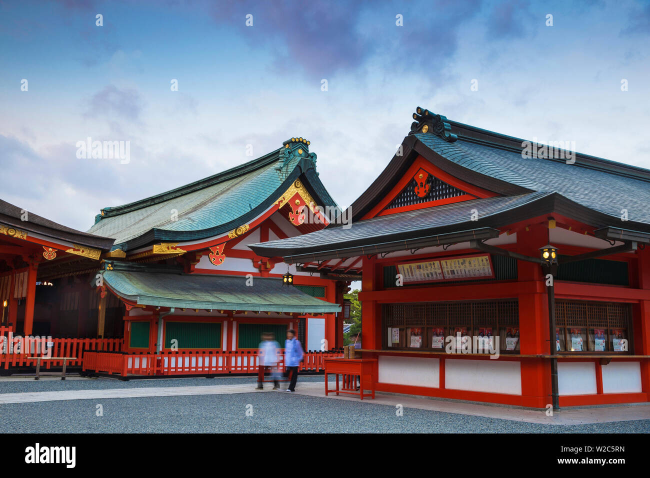 Le Japon, Kyoto, Fushimi Inari Shrine Banque D'Images