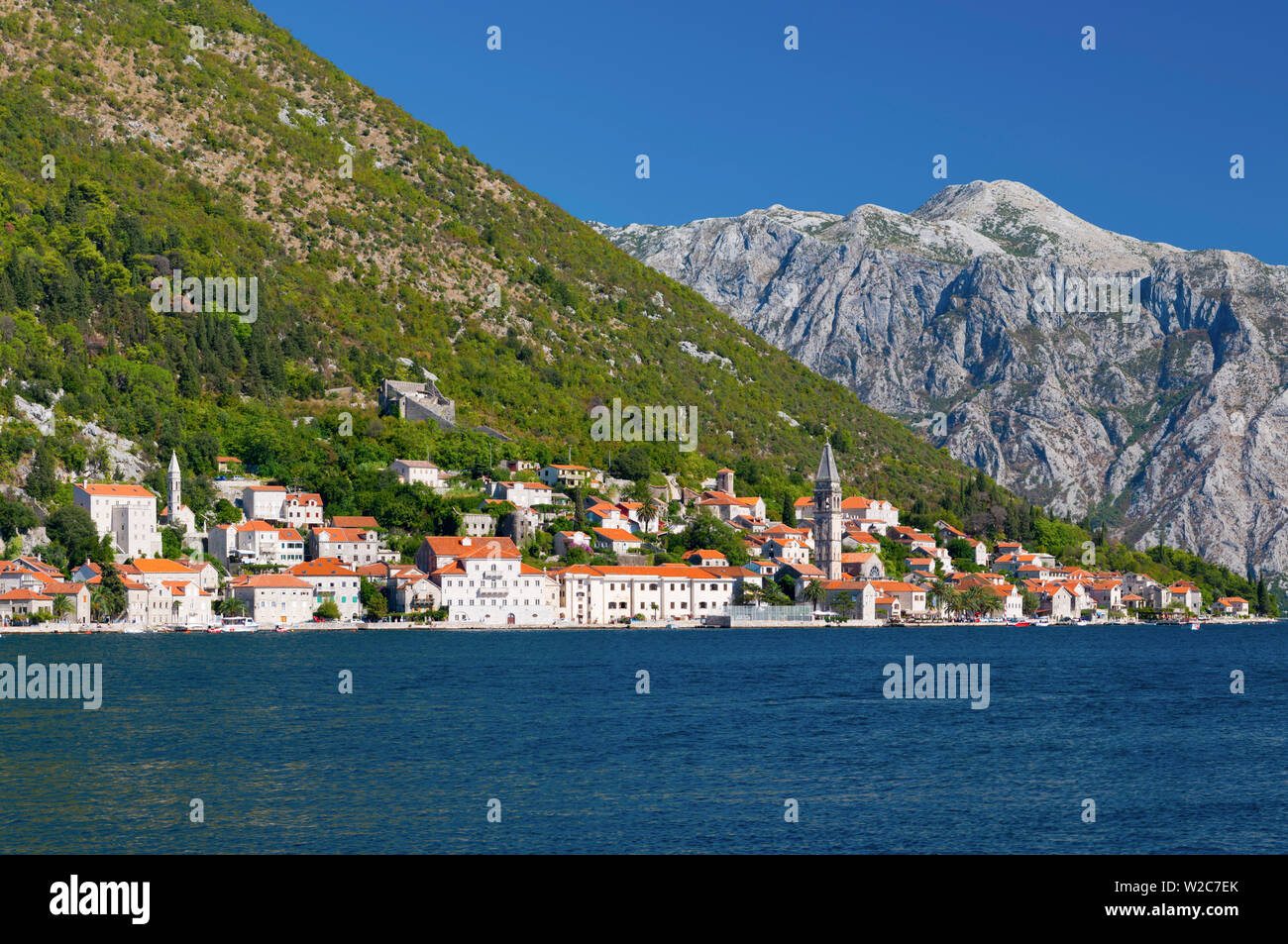 Le Monténégro, baie de Kotor, Perast Banque D'Images