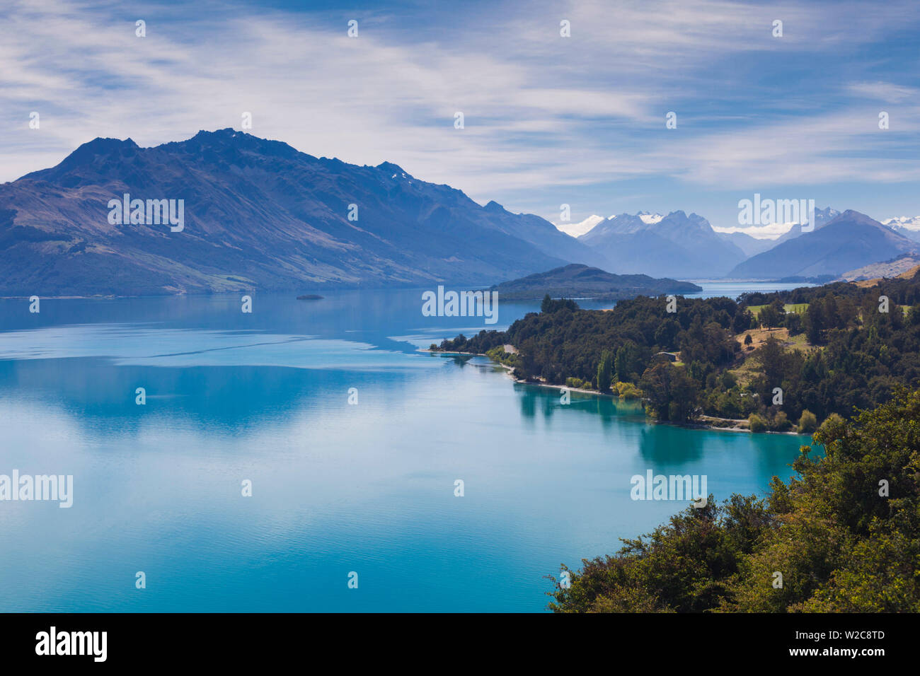 Nouvelle Zélande, île du Sud, Otago, Glenorchy, Lac Wakatipu, paysage Banque D'Images