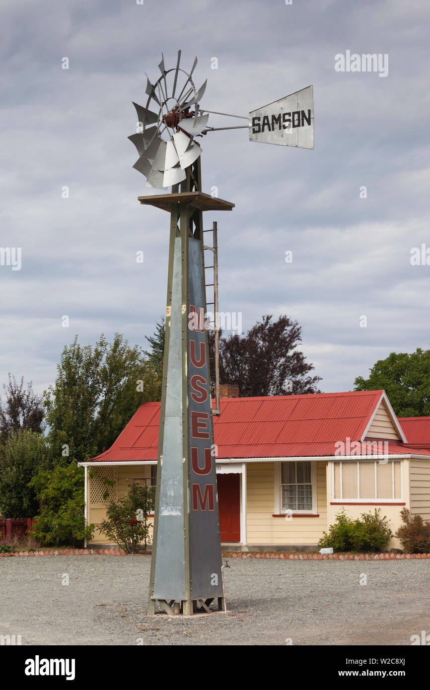 Nouvelle Zélande, île du Sud, Canterbury, Fairlie, moulin Banque D'Images