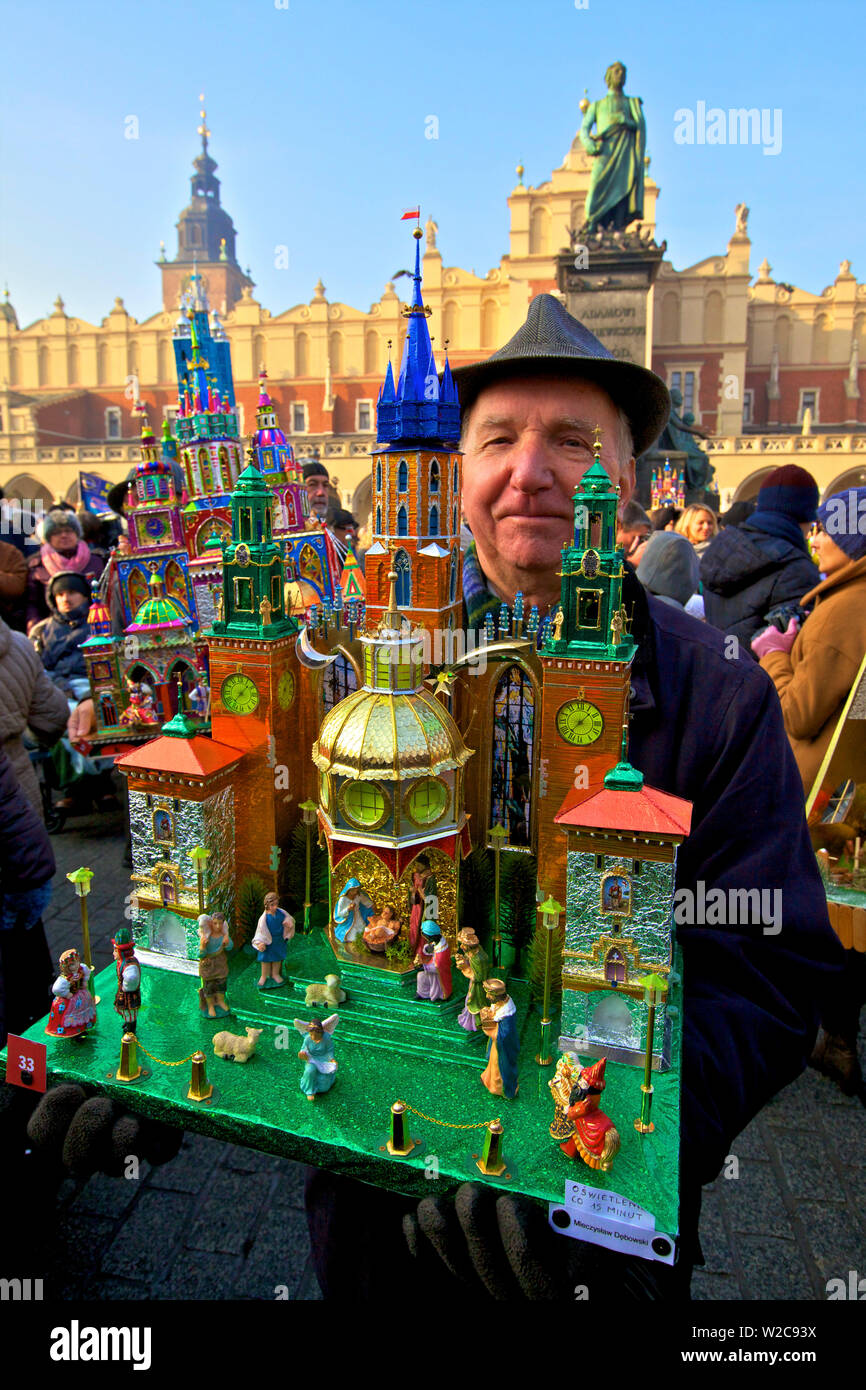La Crèche de Noël traditionnel festival, Cracovie, Pologne, Europe Banque D'Images La Crèche de Noël traditionnel festival, Cracovie, Pologne, Europe Banque D'Images