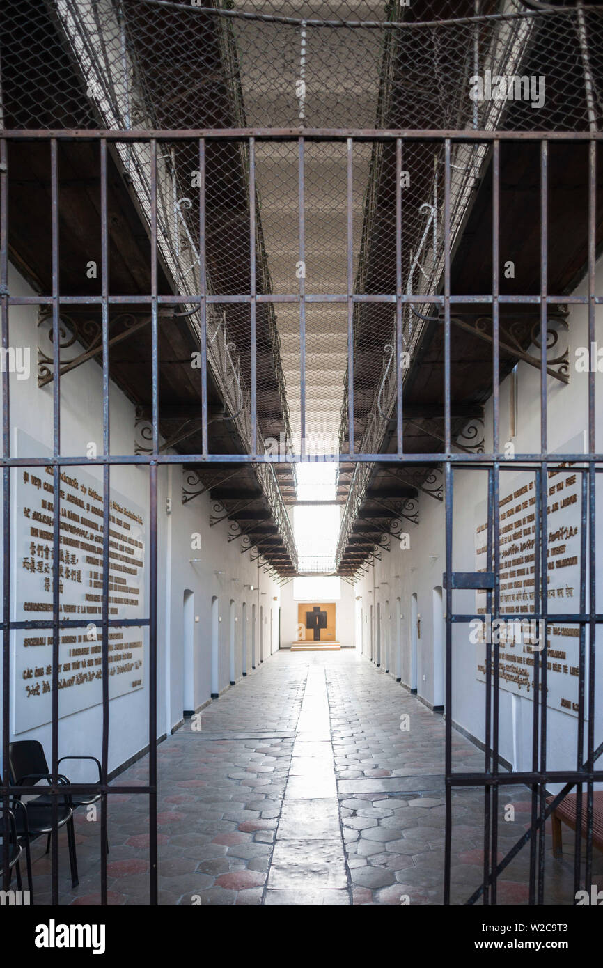 La Roumanie, la Région de Maramures, Sighetu Marmatei, mémorial aux victimes du communisme et de la résistance, installé dans l'ancienne prison politique Banque D'Images