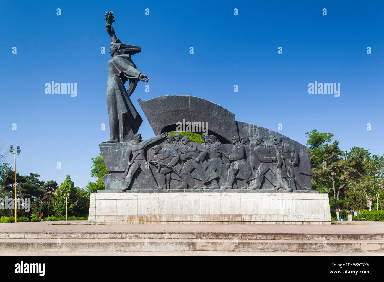 La Roumanie, la côte de la mer Noire, Constanta, Victory Monument Banque D'Images