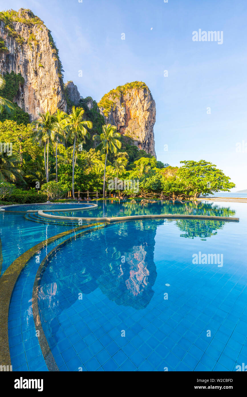 Rayavadee resort, la péninsule de Railay, province de Krabi, Thaïlande Banque D'Images