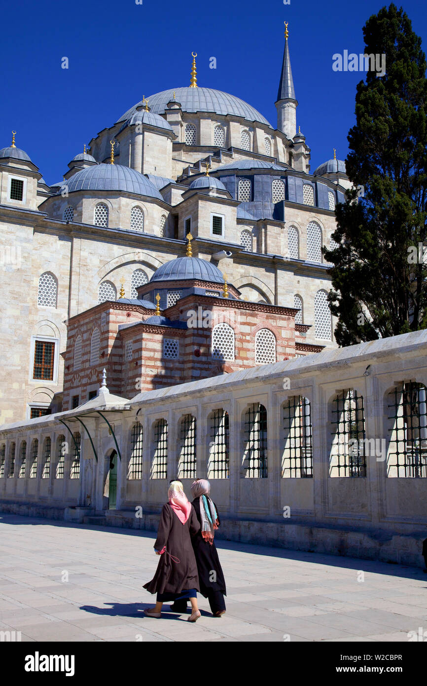 La mosquée de Fatih, Istanbul, Turquie Banque D'Images