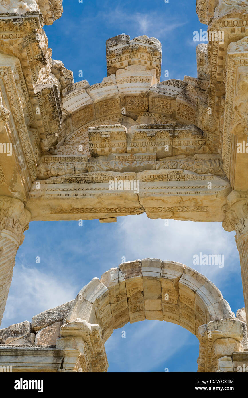 Tetrapylon, ruines de l'antique Aphrodisias, Aydin Province, Turquie Banque D'Images