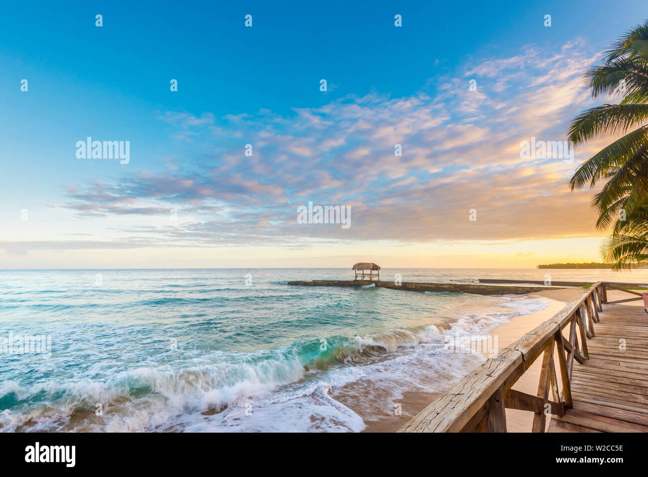 Caraïbes, Trinité-et-Tobago, Tobago, Sandy Point Banque D'Images