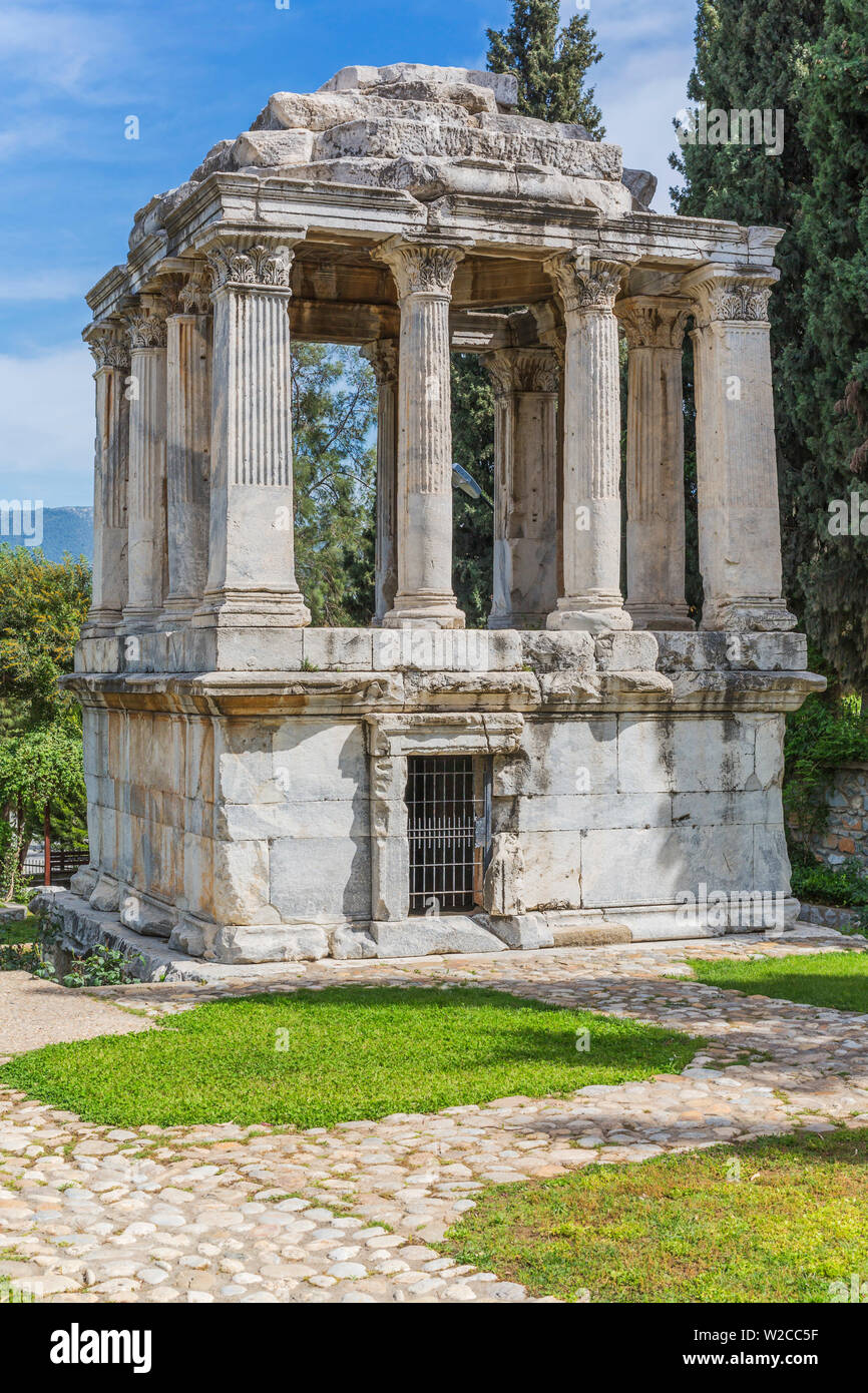 Gumuskesen tombe, Milas, Province de Mugla, Turquie Banque D'Images