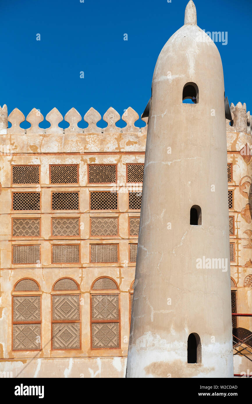 Bahreïn, Manama, Manama, Beit Seyadi maison traditionnelle et la mosquée qui a appartenu à un marchand de perles Banque D'Images