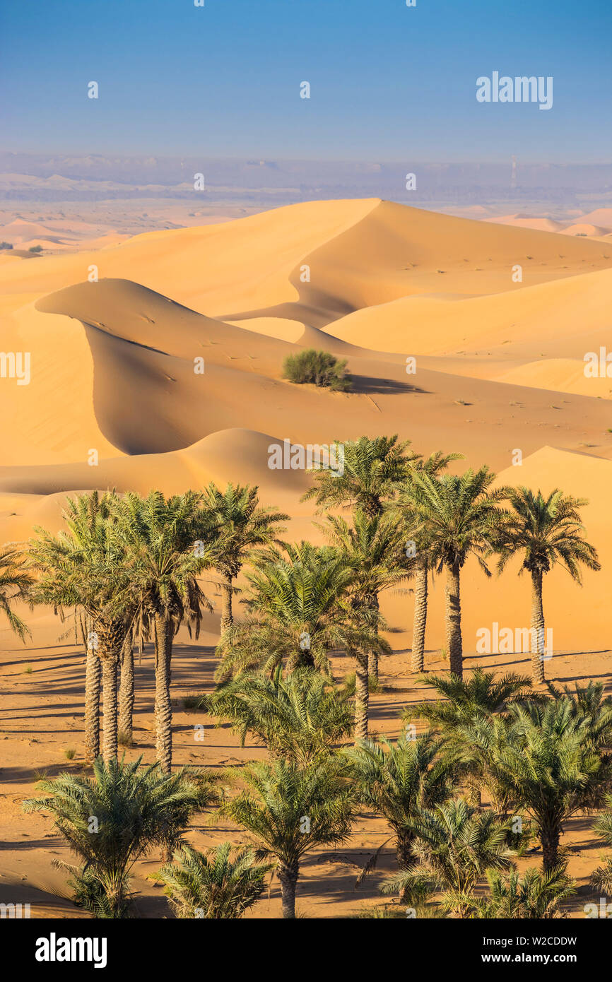 Emirats arabes unis, Abu Dhabi, Al Ain, Remah Désert, Telal Resort Heritage Village Banque D'Images