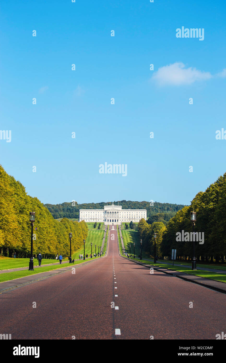Royaume-uni, Irlande du Nord, Belfast, Stormont accueil à l'Assemblée d'Irlande du Nord Banque D'Images