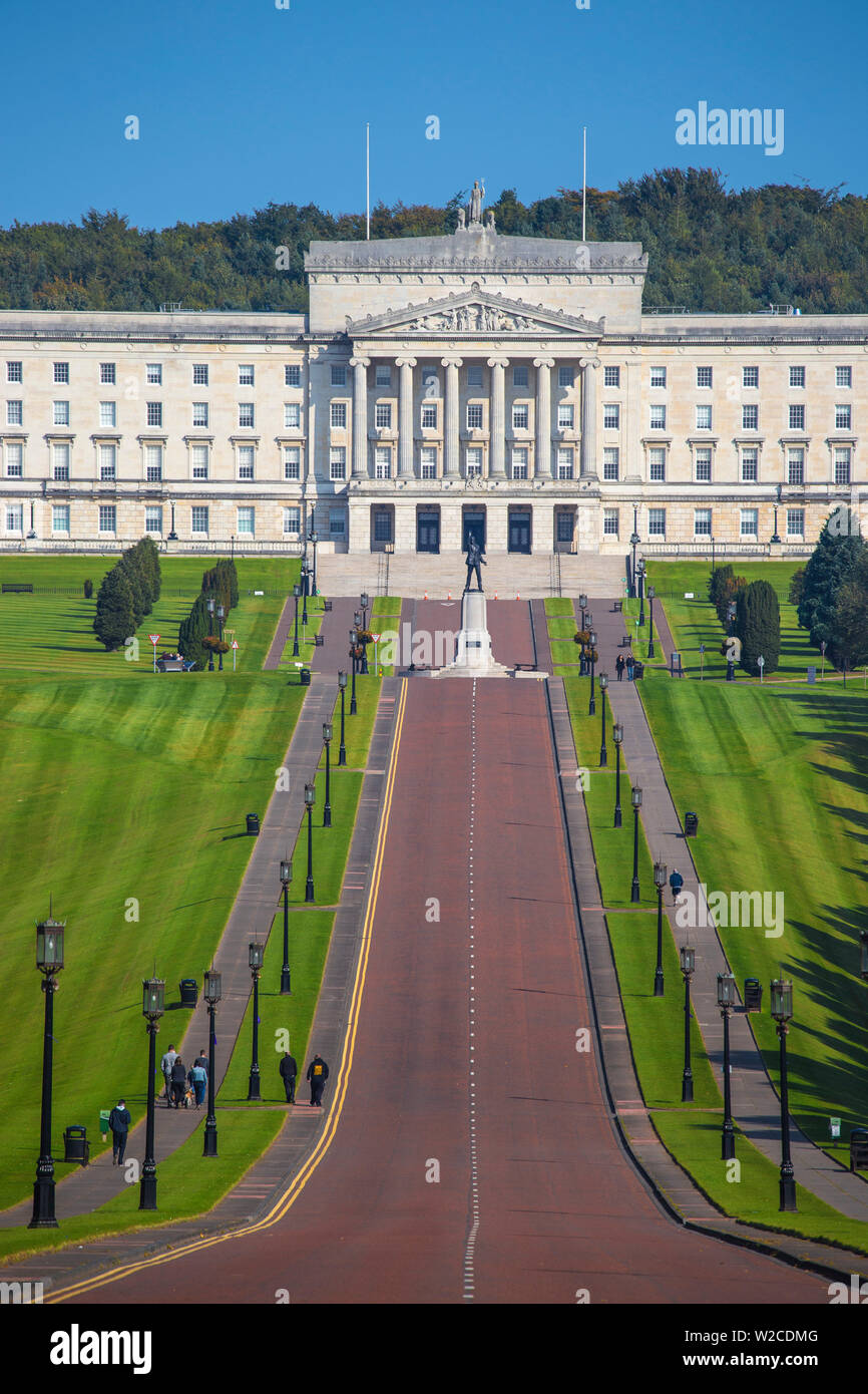 Royaume-uni, Irlande du Nord, Belfast, Stormont accueil à l'Assemblée d'Irlande du Nord Banque D'Images