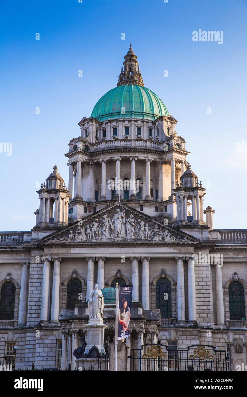 Royaume-uni, Irlande du Nord, Belfast, l'hôtel de ville Banque D'Images