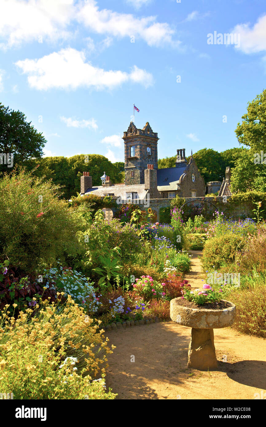 La Seigneurie et le jardin, Sark, Channel Islands, Royaume-Uni Banque D'Images