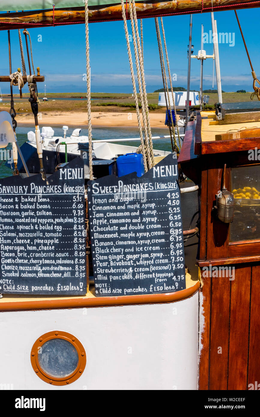 Royaume-uni, Angleterre, Norfolk, North Norfolk, Wells-next-the-Sea Restaurant Albatros, Banque D'Images
