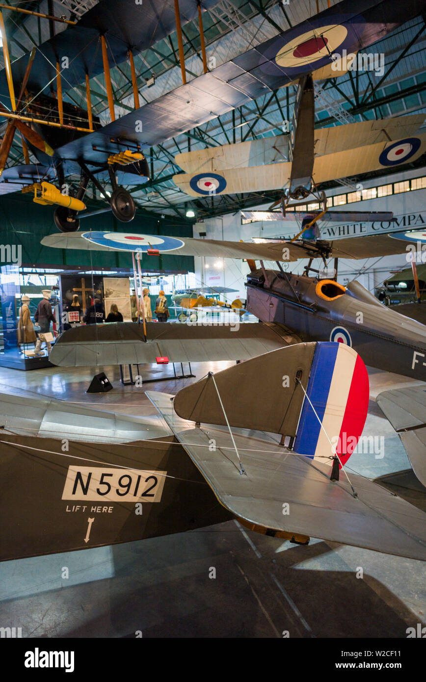 L'Angleterre, l'London-Hendon, RAF Museum London, l'usine de Grahame-White Galerie WW1-era aviation Banque D'Images