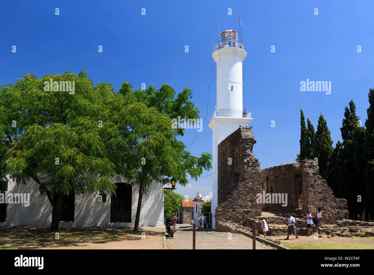 L'Uruguay, Colonia del Sacramento (Site du patrimoine mondial de l'UNESCO), lighthouse Banque D'Images