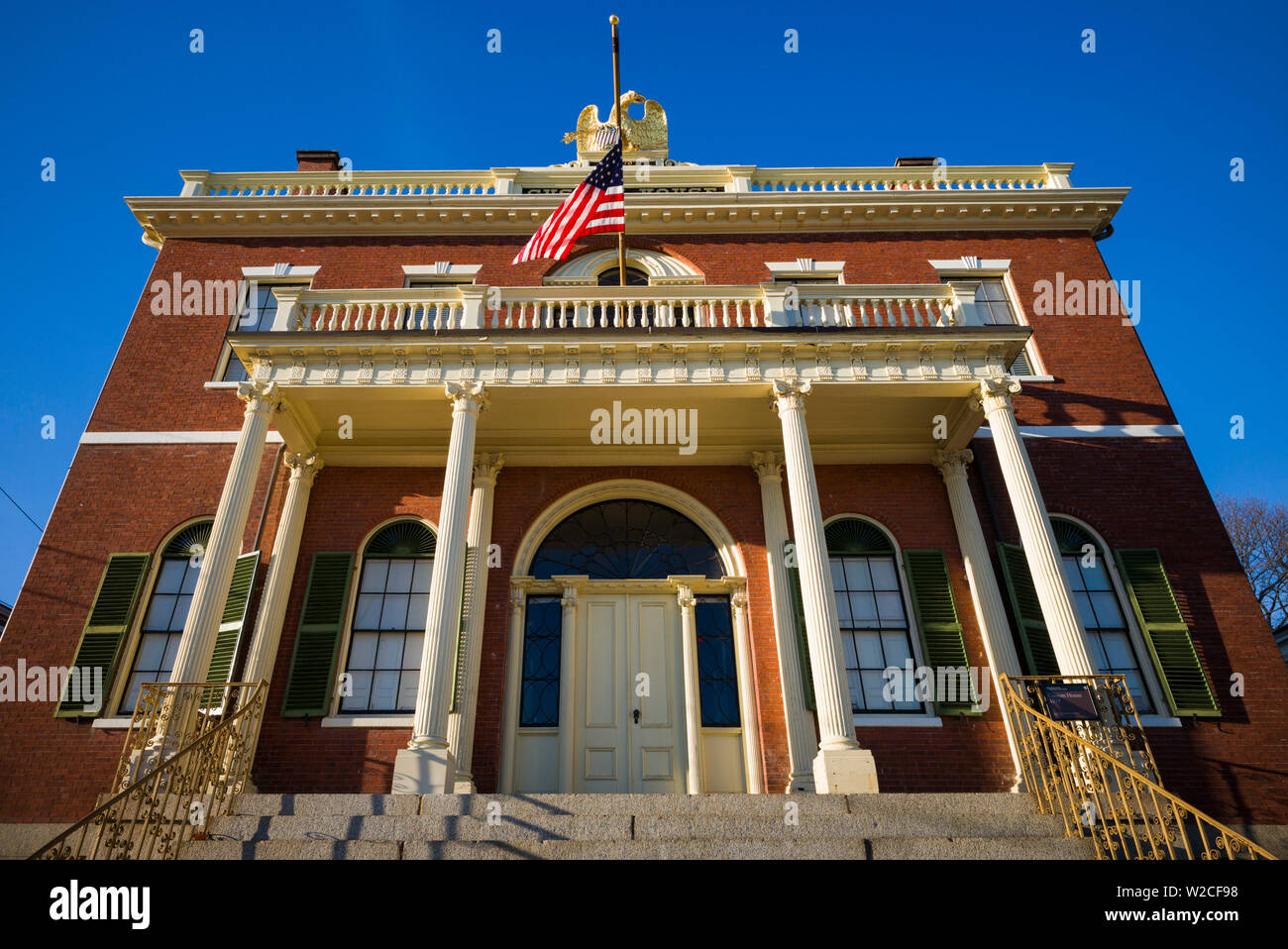 USA, Massachusetts, Salem, Salem Custom House, détail Banque D'Images