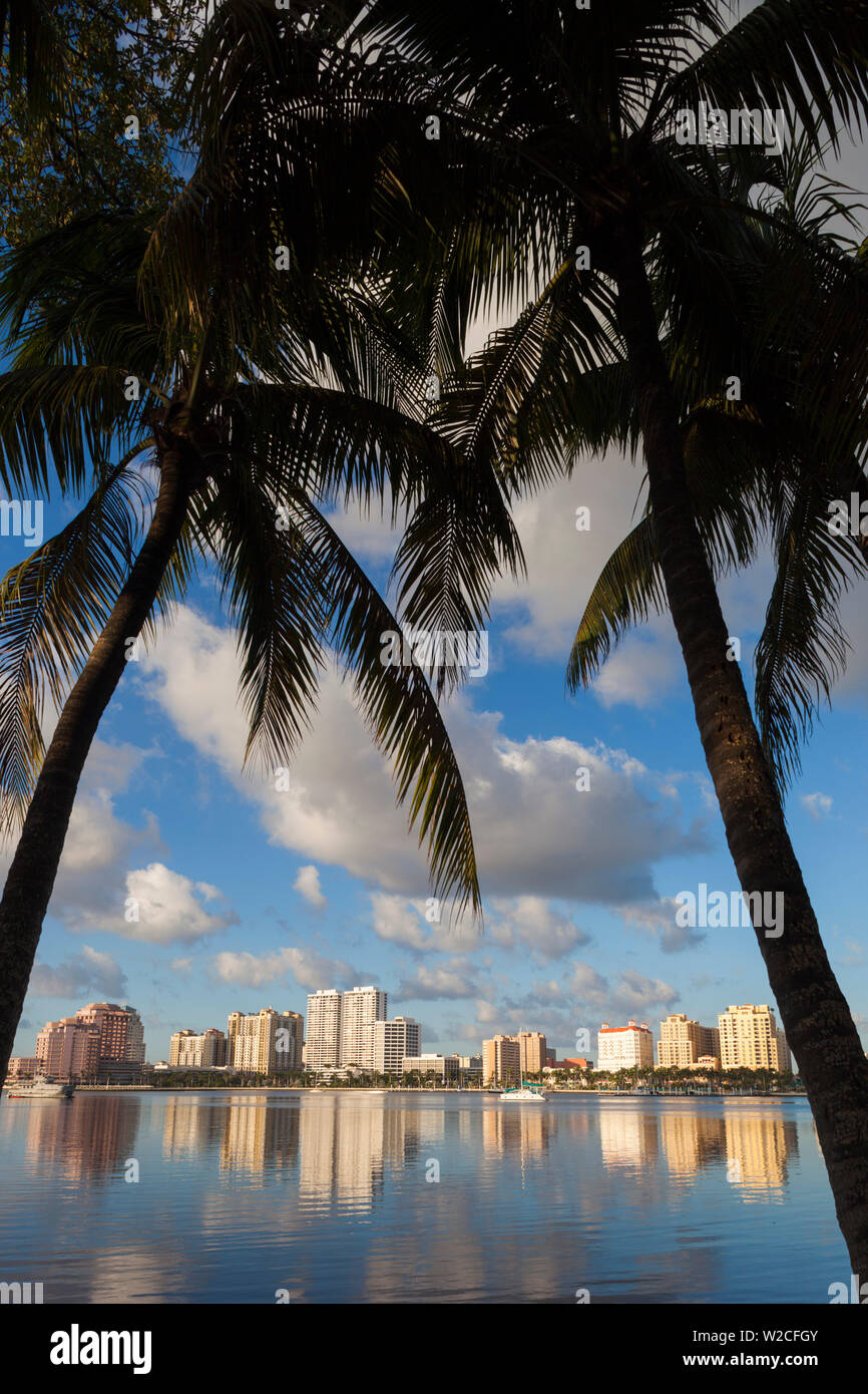 USA, Floride, West Palm Beach, vue sur la ville Banque D'Images