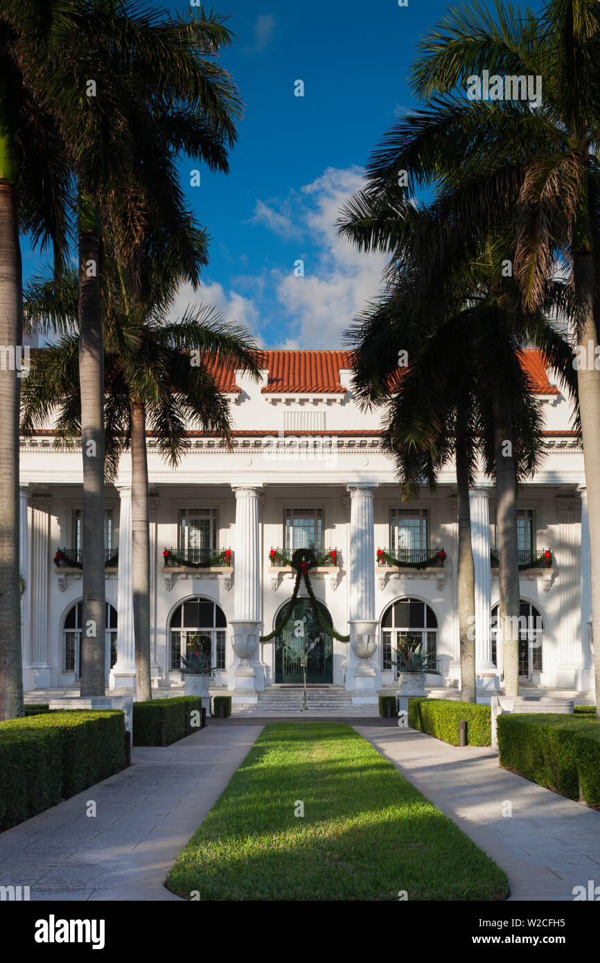 USA, Floride, Palm Beach, le Musée Flagler Banque D'Images
