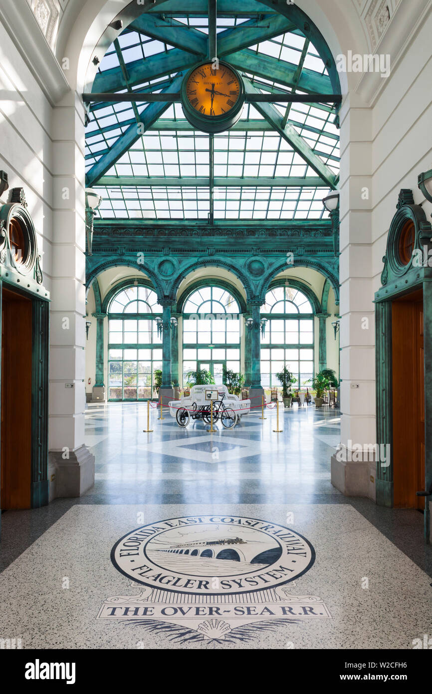 USA, Floride, Palm Beach, le Musée Flagler, initialement accueil de Henry Flagler, Floride développeur, Flagler-Kenan Pavillion Banque D'Images