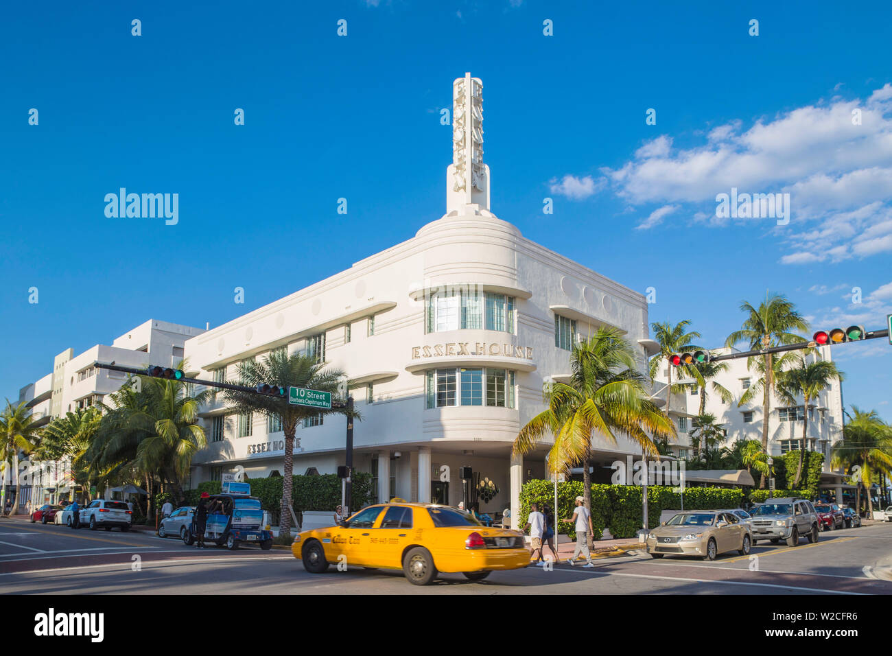 Etats-unis, Miami, Miami Beach, South Beach, l'avenue Collins, Essex House Banque D'Images