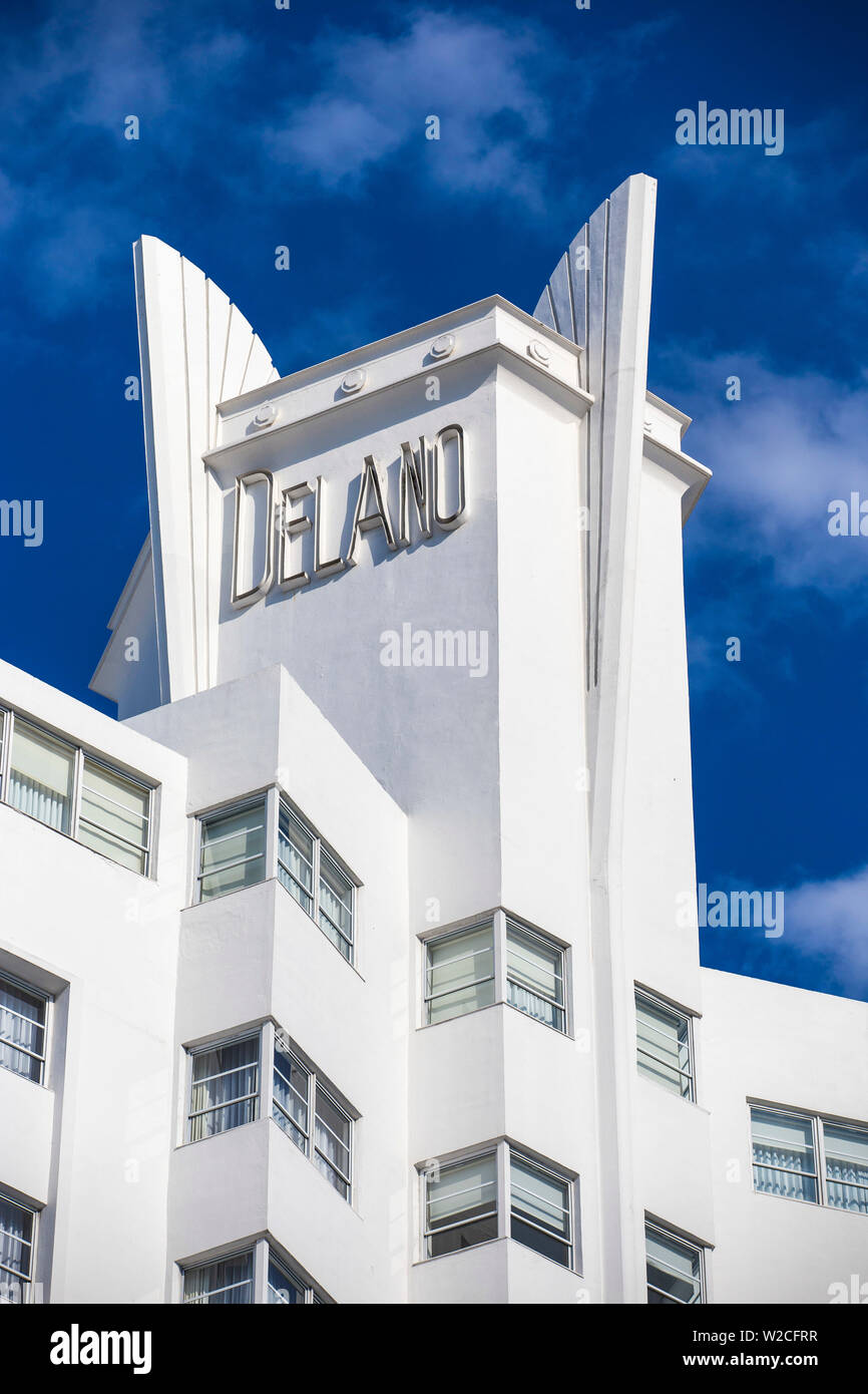 Etats-unis, Miami, Miami Beach, South Beach, l'avenue Collins, Delano Hotel Banque D'Images