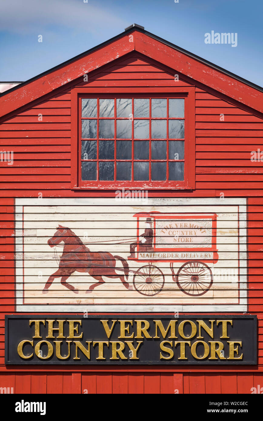 USA, Weston, le Vermont Country Store Banque D'Images