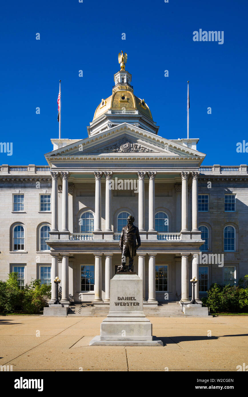 USA, New Hampshire, Concord, New Hampshire State House, extérieur Banque D'Images