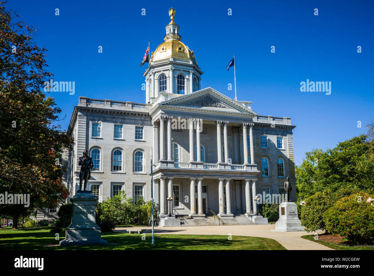 USA, New Hampshire, Concord, New Hampshire State House, extérieur Banque D'Images